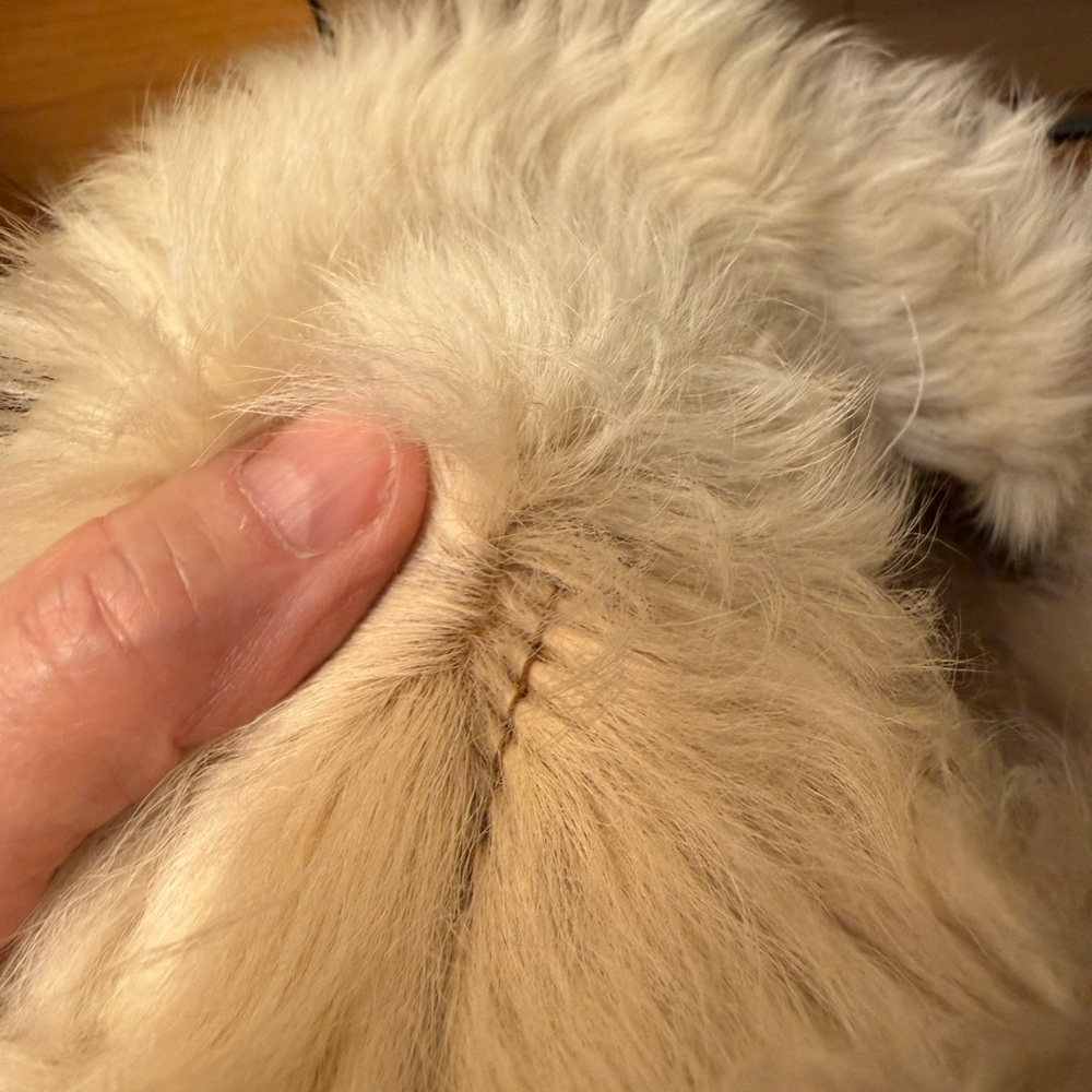 COLE HAAN Lambskin Suede Jacket with fur lining. Penny Lane Jacket - Picture 14 of 16